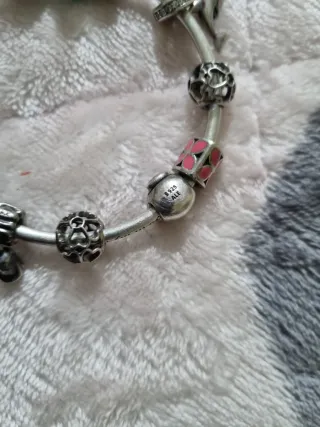 Pulsera pandora de plata
