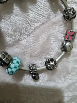 Pulsera pandora de plata