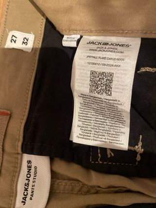 Pantalones cargo color camel