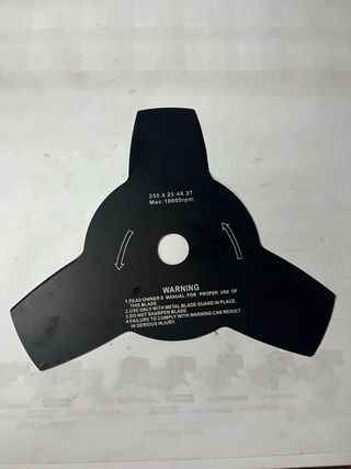 Disco desbrozadora 3 puntas 25mm