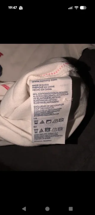 Polo Tommy Hilfiger Mujer Blanco y Azul