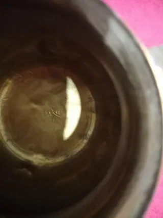 Tetera árabe antigua de latón