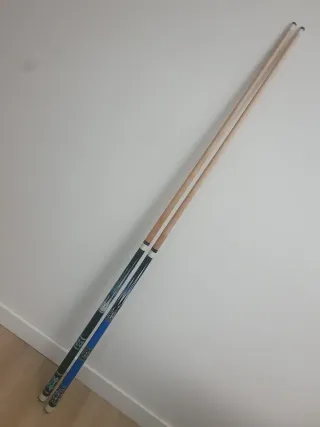 2 Tacos de Billar SAMURAI BLACK Y SAMURAI BLUE.