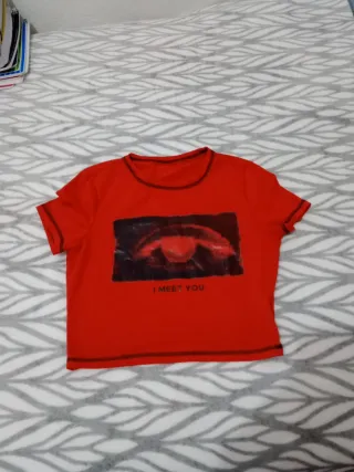 Camiseta Romwe Roja Talla S