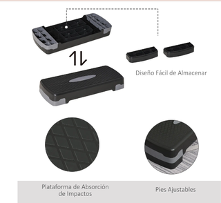 HOMCOM Step Aeróbic Fitness