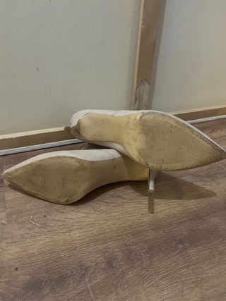 Botines Cowboy Beige Tacón