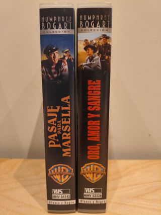 Colección Humphrey Bogart VHS (Español)