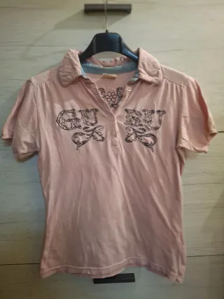 Maglia rosa con stampa