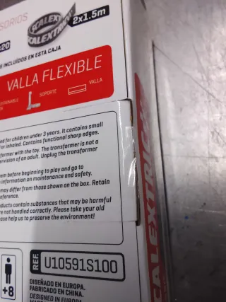 Scalextric Valla Flexible Classic NO NEGOCIABLE