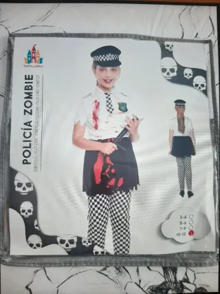 Disfraz Policía Zombie
