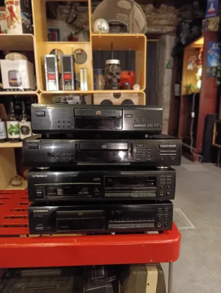 Diferentes modelos de reproductores de CD