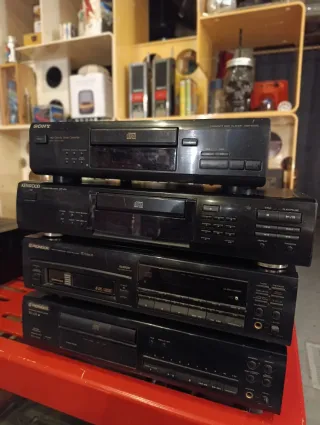 Diferentes modelos de reproductores de CD