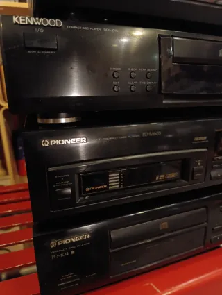 Diferentes modelos de reproductores de CD