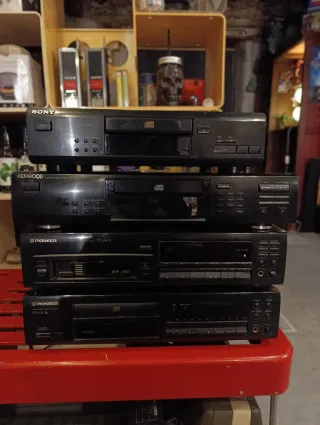 Diferentes modelos de reproductores de CD