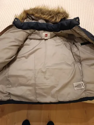 Abrigo Quiksilver Azul con Capucha