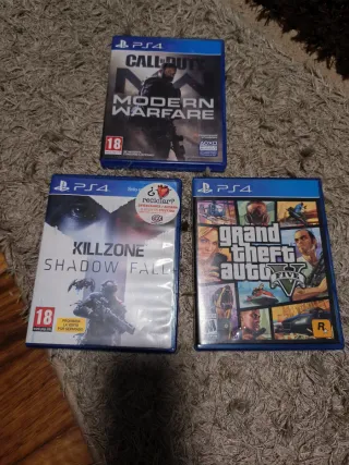 PS4: Call of Duty, Killzone, GTA V