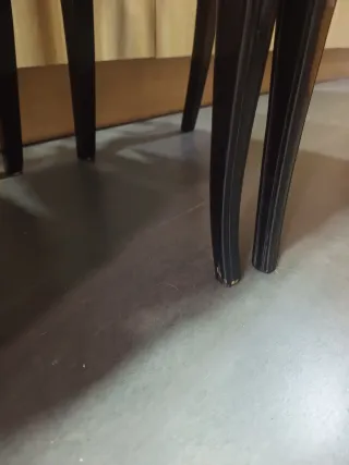 Pack 6 Sillas Comedor Tapizadas Rojas