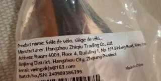 Sillín de bicicleta nuevo