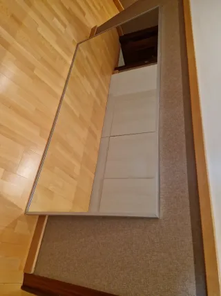 Espejo Marco Plateado