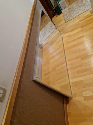 Espejo Marco Plateado