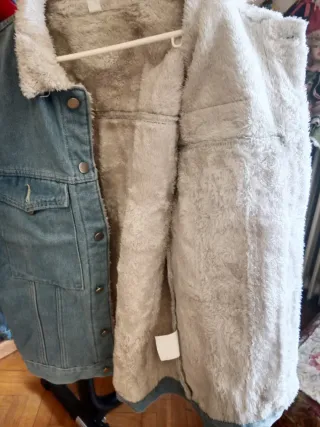 Cazadora vaquera forrada Amazon Talla XL