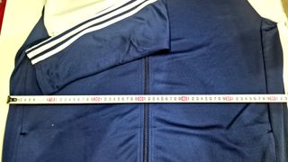 Chaqueta Adidas Azul y Blanca Hombre