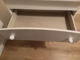 Cómoda cambiador bebé blanca