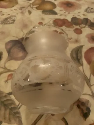 Tulipa de cristal esmerilado