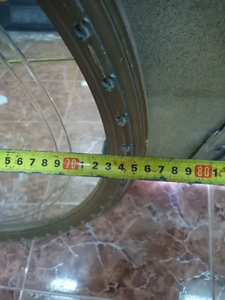 Vendo Espejo Vintage Madera y Cristal