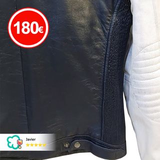 Chaqueta de Cuero Tipo Aviador