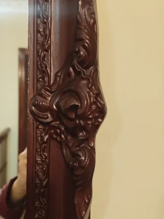 Espejo decorativo madera tallada