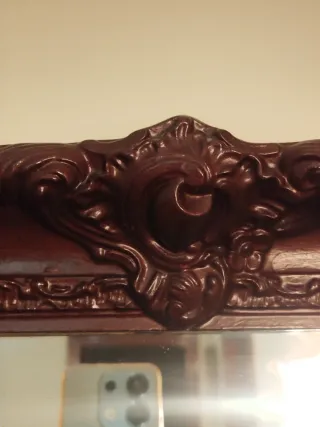 Espejo decorativo madera tallada