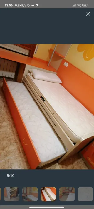 Cama nido con 2 colchones