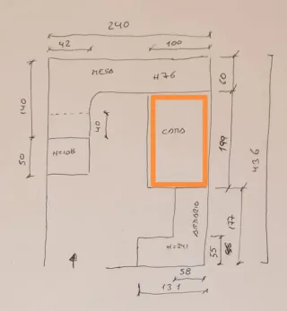 Cama nido con 2 colchones