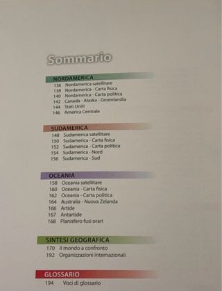 Atlante geografico moderno