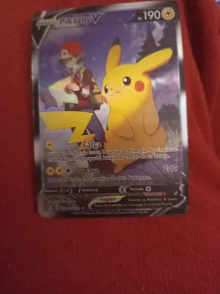 Carta Pokémon Pikachu V 190 HP