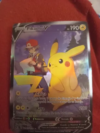 Carta Pokémon Pikachu V 190 HP