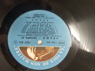 Vinilo Adamo Olympia 67