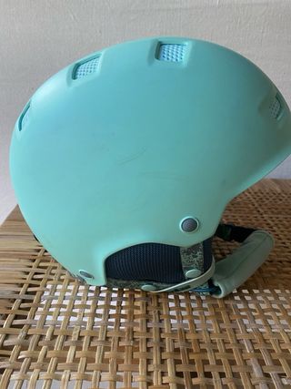 Casco de esquí infantil turquesa