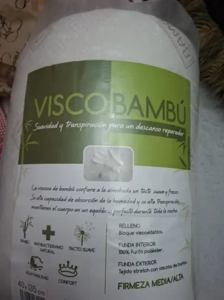 Almohada Visco Bambú Flex 40x135cm