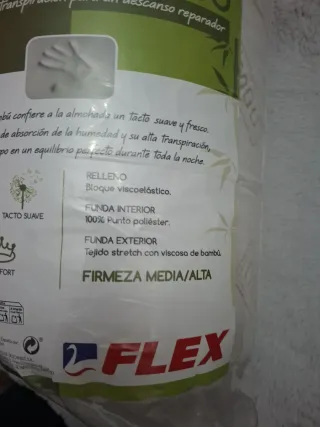 Almohada Visco Bambú Flex 40x135cm