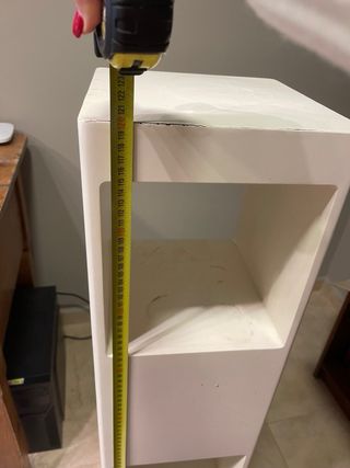 Estantería blanca moderna