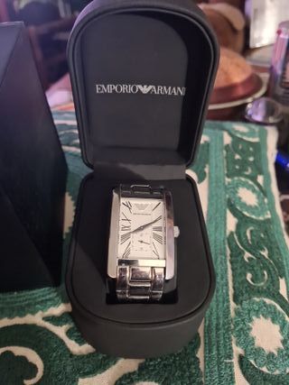 Reloj Emporio Armani Caballero Plata/Blanco