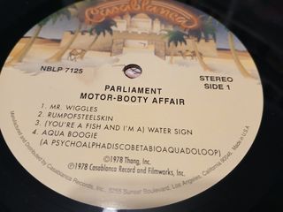 Vinilo de Parliament - Motor Booty Affair