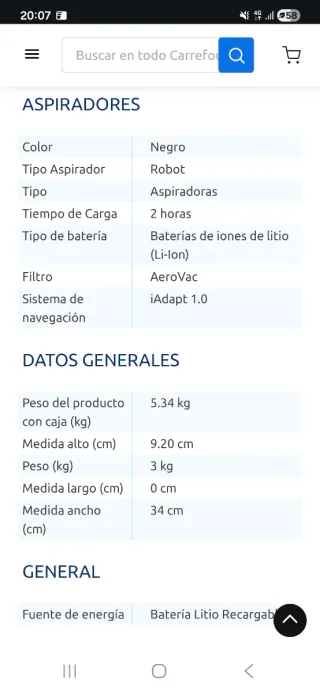 Aspiradora iRobot Roomba 606