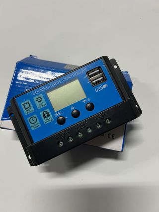 Regulador Placa Solar Camper USB