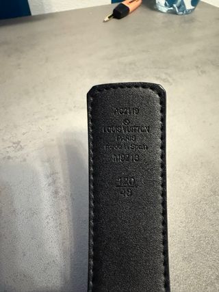 Cintura Louis Vuitton nera