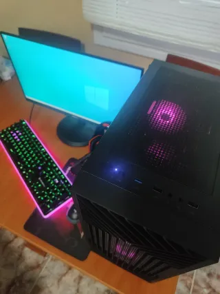 PC GAMING COMPLETO + MONITOR 24” + TECLADO MECÁNIC