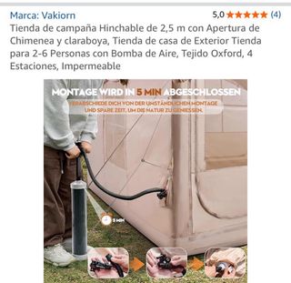 Tienda de campaña Walkion