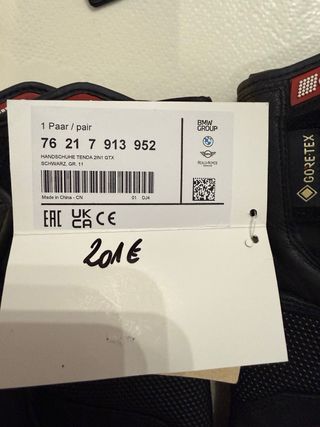 Guantes BMW Tenda 2in1 GTX Talla 11